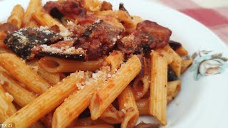 Pasta con le Melanzane a funghetti [upl. by Birch]