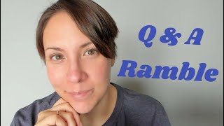 ASMR Q amp A Ramble Soft Spoken [upl. by Sletten537]