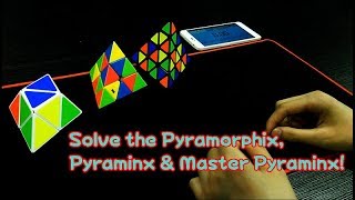 Solve the Pyramorphix Pyraminx amp Master Pyraminx [upl. by Marne]