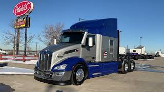 2022 Peterbilt 579  80quot Sleeper Not UltraLoft PACCAR MX13 18 speed Platinum [upl. by Lovell]