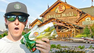 Fishing With ONLY Bass Pro Shop BRAND Lures  Any Good [upl. by Namyl]