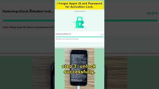 I Forgot Apple ID and Password for Activation Lock activationlock bypassicloud shorts [upl. by Haakon]