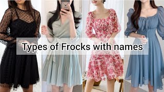 Types of frocks with namesFrocks namesFrock designs for girls women ladiesFrocks suit designs [upl. by Aisiram462]