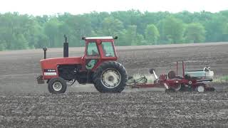 7045 Planting with White 6600 [upl. by Seligmann33]