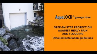 AquaLOCK® Overhead garage door  Detailed installation instructions English [upl. by Arrais383]