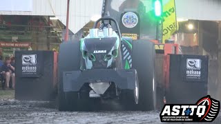 Tractor Pulling 2024 Super Stock Tractors ASTTQ Cookshire Fair 2024 [upl. by Atinuahs]