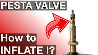 Presta Valve Tire Inflation How to instructions 4k [upl. by Marita]