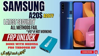 Samsung A20s A207F frp bypass  unlock  no method work  Latest security [upl. by Ailima]