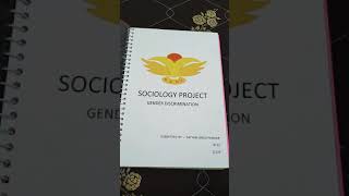 HOW TO MAKE SOCIOLOGY PROJECT FOR CLASS 11 AND 12 [upl. by Zalea313]