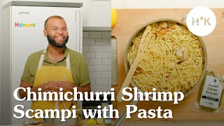 Chimichurri Shrimp Scampi with Pasta  Our MOST POPULAR Recipe UNDER 30 MIN [upl. by Gierk270]