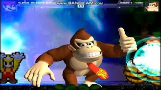 MUGEN Battles Mario VS Donkey Kong [upl. by Aidan183]