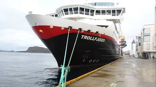 ALESUND  Hurtigruten Norway Voyage North on MS Trollfjord Part 2 [upl. by Ettesoj]