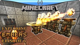 ALCHEMY EXCHANGE TABLETS AND CRYSTAL CRAFTING  Minecraft  Exploring Embers Part 6 [upl. by Ydurt]