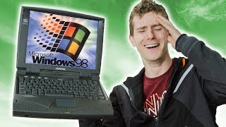 Gaming on a 25 YEAR OLD Laptop [upl. by Haughay]