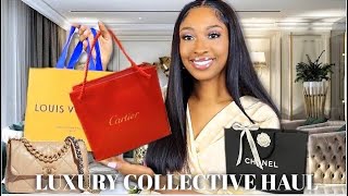 HUGE COLLECTIVE HAUL  CHANEL  CARTIER  LOUIS VUITTON  GUCCI  MAKEUP  MORE LUXURY HAUL 2022 [upl. by Donald817]