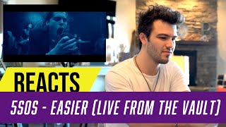 Producer Reacts to Easier  5SOS Live From The Vault [upl. by Jamaal515]