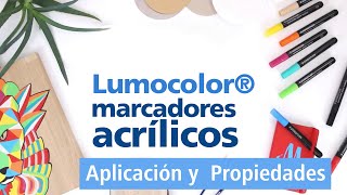 Lumocolor Paint Marker  Aplicación y propiedades  STAEDTLER [upl. by Victory387]