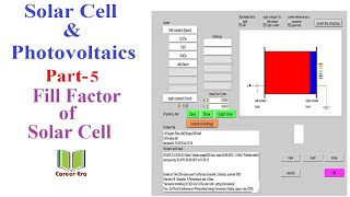 Fill Factor of Solar cell  SCAPS1D Software  Solar Cell amp Photovoltaics  Lecture5 [upl. by Yona190]