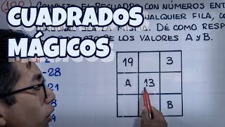 Cuadrados Mágicos  Distribución numérica  Razonamiento Matemático [upl. by Adnorat]