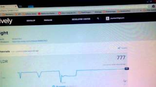 Arduino Data logging on web server using Arduino GPRS Shield [upl. by Mamie]