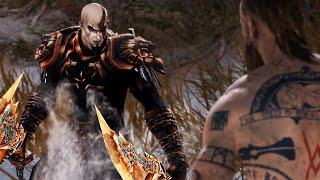 PS2 GOD ARMOR amp GOLDEN BLADES Kratos VS Baldur God of War PC Gameplay [upl. by Rebba]