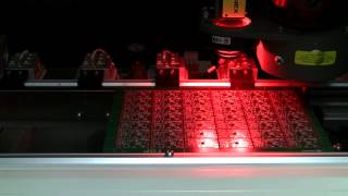 Laser PCB Depaneling using CO2  CMS Laser [upl. by Am492]