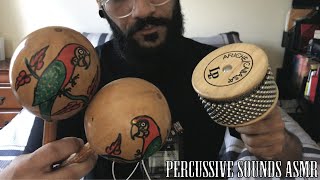 ASMR playing with MARACAS and CABASA use headphones  Percussive Sounds ASMR [upl. by Charbonnier256]