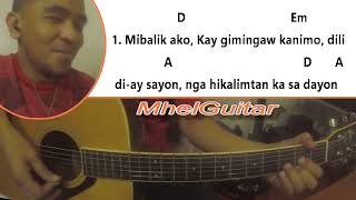 Mibalik Ako by Del Horst  Acoustic Jam with chords and lyrics  Cebuano classic love song [upl. by Lleruj]