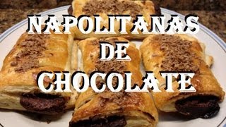 NAPOLITANAS RELLENAS DE CHOCOLATE [upl. by Kataway]