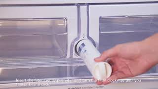 Waterdrop Plus DA2900020B Refrigerator Water Filter Installation Video [upl. by Idden]