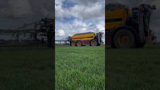 Monster 36m Vredo VT7138 spreading liquid digestate selfpropelled spreading farming [upl. by Ricarda]