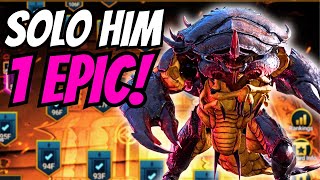 F2P DOOM TOWER HARD 100 SCARAB KING WITH 1 EPIC FULL AUTO  RAID SHADOW LEGENDS [upl. by Naved]