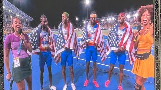 4x100 Meters Men FINAL  World Athletics Relays Championship Bahamas 2024  Day 2 [upl. by Polak]