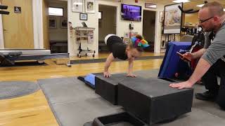 6 year old Paige a bilateral hemipelvectomy amputee doing CrossFit [upl. by Auqenehs]