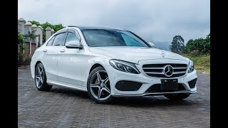 2016 MERCEDES BENZ C200 AMG SPEC WITH RED LEATHER INTERIOR [upl. by Adnav]