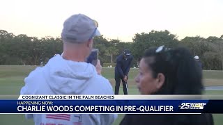 Charlie Woods competing in prequalifier [upl. by Morey]