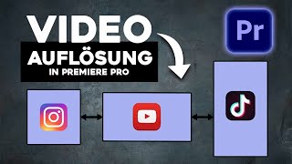 Videogröße Ändern in Adobe Premiere Pro [upl. by Woody]