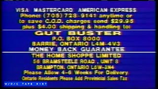 Gut Buster Commercial 1987 [upl. by Asylem]