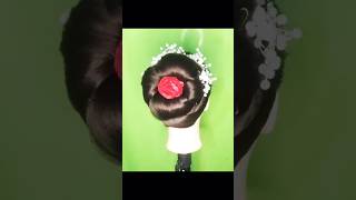 Without Bun juda hairstyles for Bridal  shorts bunhairstyle viralvideo ytviral [upl. by Bik]