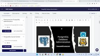 Tuning of PostgreSQL with timescaleDBs extension [upl. by Mathur645]