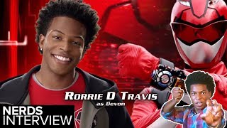 Nerds Interview The Red Power Ranger  Rorrie Travis [upl. by Zul]