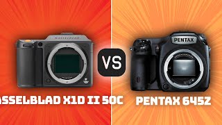 Hasselblad X1D II 50C vs Pentax 645Z Which Camera Is Better With Ratings amp Sample Footage [upl. by Tippets82]