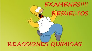 reacciones químicas exámenes 04 4 ESO ejercicios [upl. by Nylekoorb719]