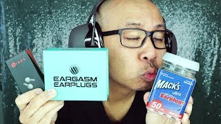 Best Noise Reducing Earplugs  Vibes Eargasm 3M Peltor and Macks Review [upl. by Ahtabat]