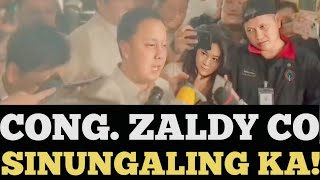 ZALDY CO KALABOSO SA SARILI NIYANG MANTIKA KASINUNGALINGAN KAY VP SARA TUKOY NA [upl. by Bennink]