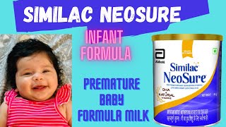 SIMILAC NEOSURE Infant Formula  Premature Baby Formula Milk 2021 [upl. by Adihsar]