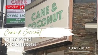 BlackOwned Restaurant featuring Raw Vegan Cuisine Cane amp Coconut [upl. by Yreffeg]