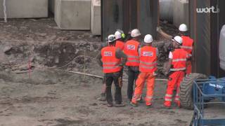 Spektakuläre Baustelle bei Vianden [upl. by Gnemgnok]