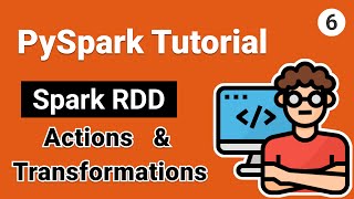 Spark RDD Transformations and Actions  PySpark Tutorial for Beginners [upl. by Abrahamsen]