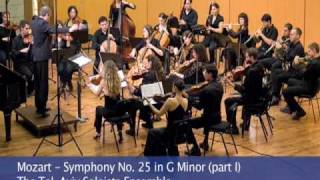 Mozart Symphony No 25 in G Minor 1st mvt Barak Tal conducts The TelAviv Soloists Ensemble [upl. by Terza305]